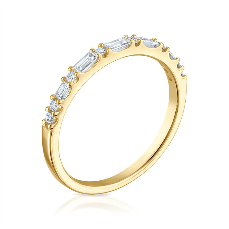 Diamond and Baguette Ring