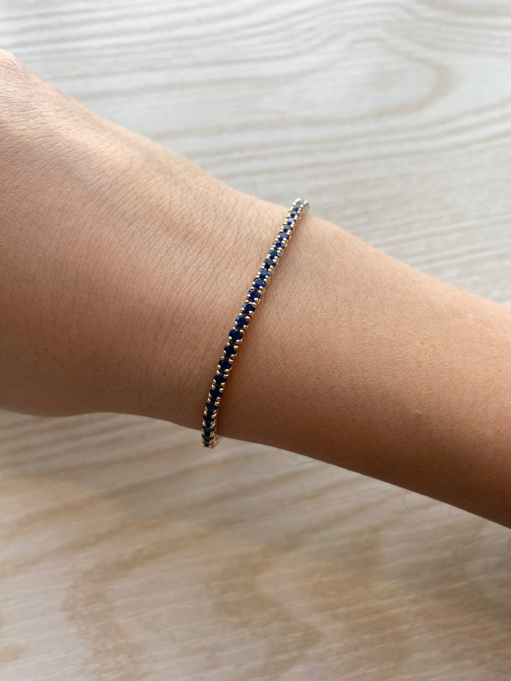 Sapphire Tennis Bracelet