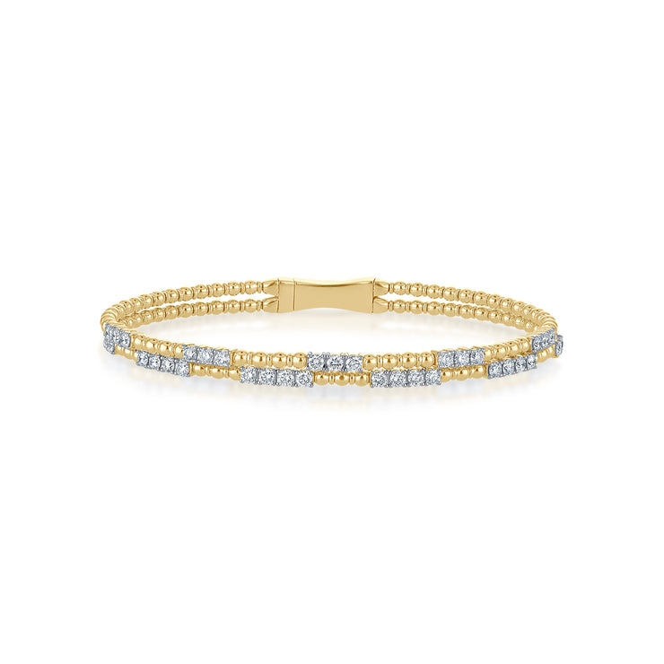 Siroo Duet Diamond Flex Bangle