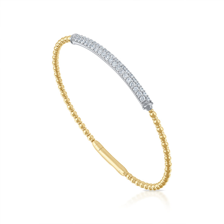 Siroo Cylinder Diamond Flex Bangle
