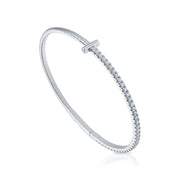 Siroo T-Bar Diamond Flex Bangle