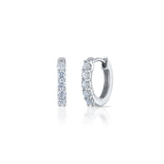 Shared Prong Diamond Huggies - 0.25ct