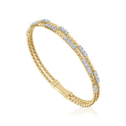 Siroo Duet Diamond Flex Bangle