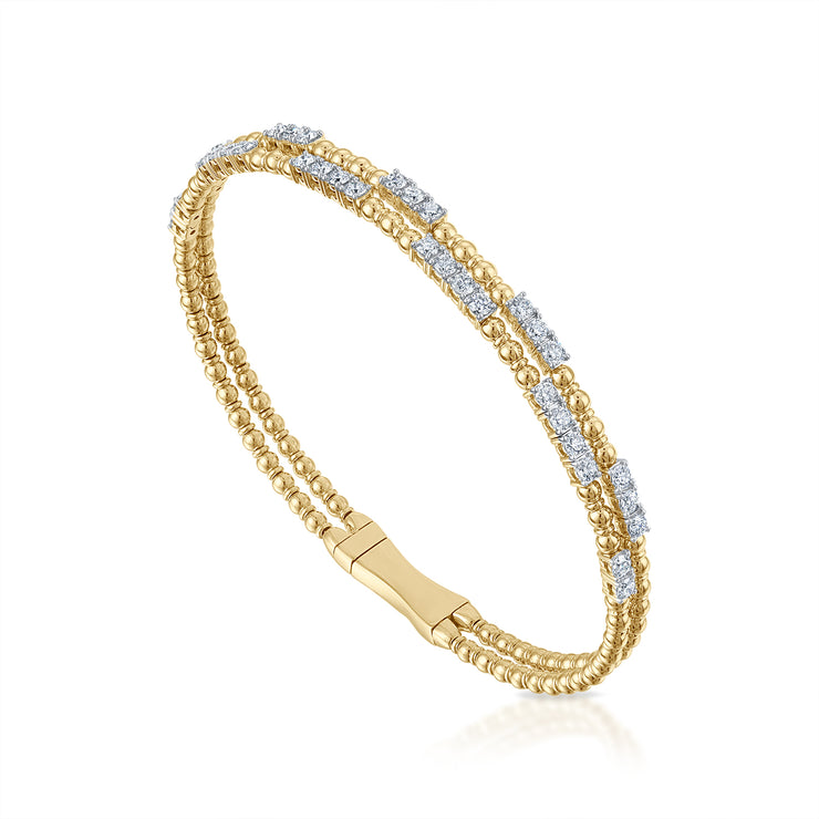 Siroo Duet Diamond Flex Bangle
