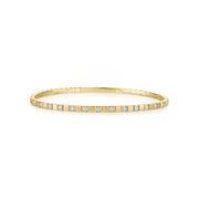 Siroo Alternating Diamond Flex Bangle