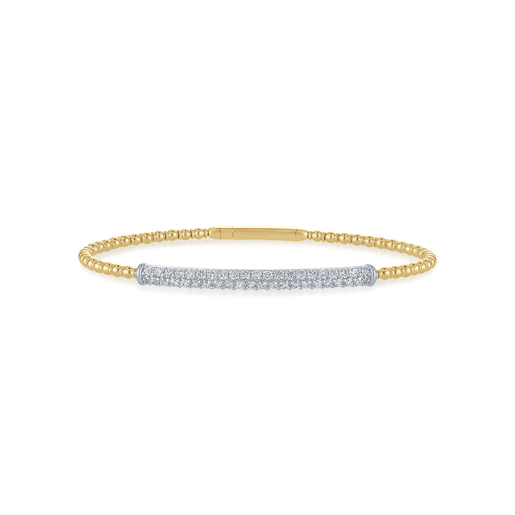 Siroo Cylinder Diamond Flex Bangle