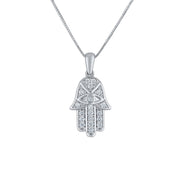 Hamsa Diamond Necklace