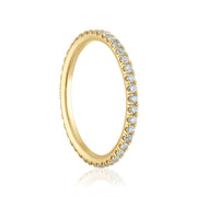 Round Diamond Wedding Band - Petite