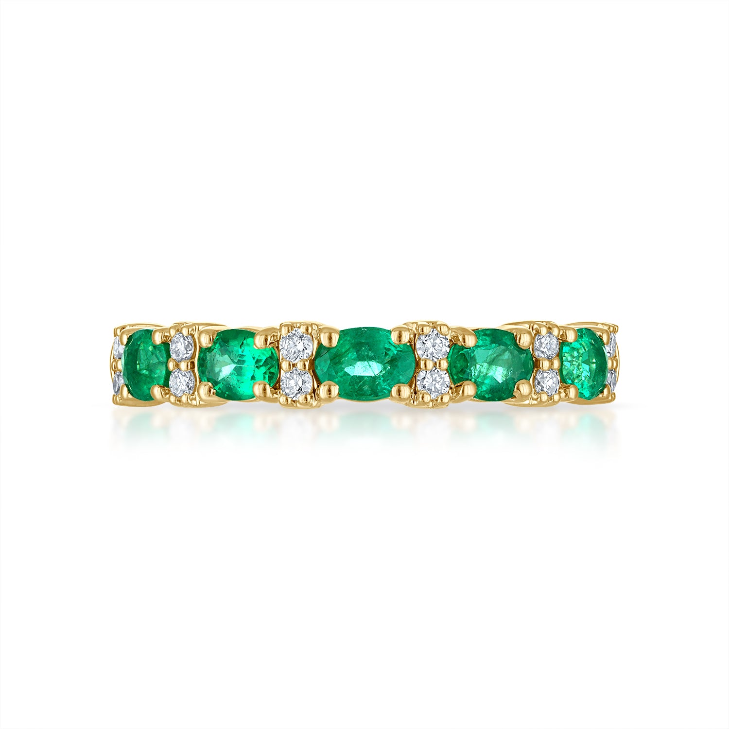 Oval Emerald and Diamond Ring – Siroo