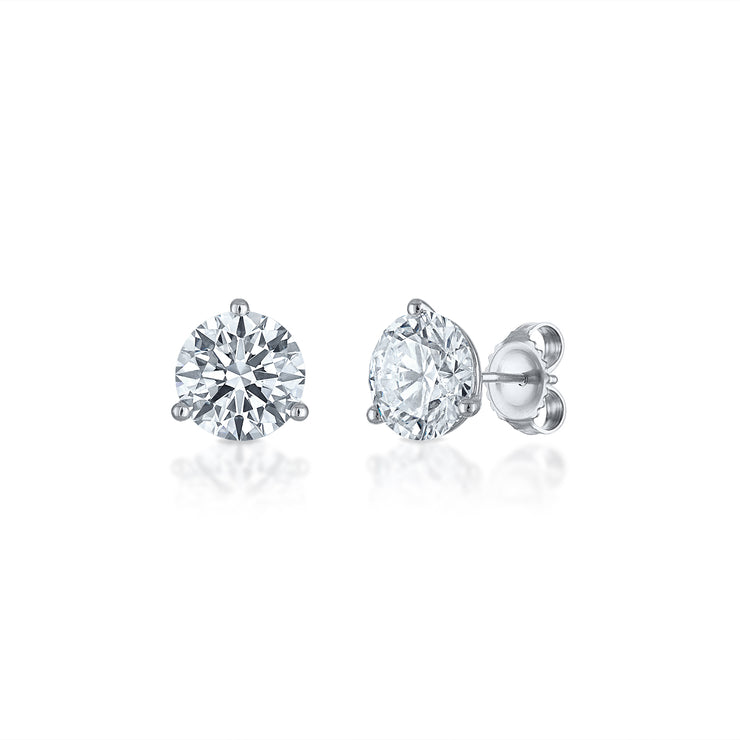 Lab Grown Diamond Studs - 3 Ctw