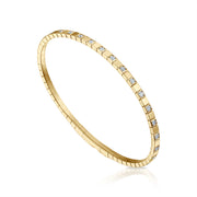 Siroo Alternating Diamond Flex Bangle
