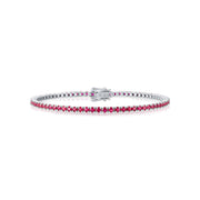 Ruby Tennis Bracelet