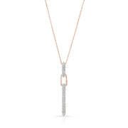 Pave Diamond Link Necklace