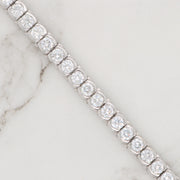 Classic Diamond Bezel Bracelet - 6ct
