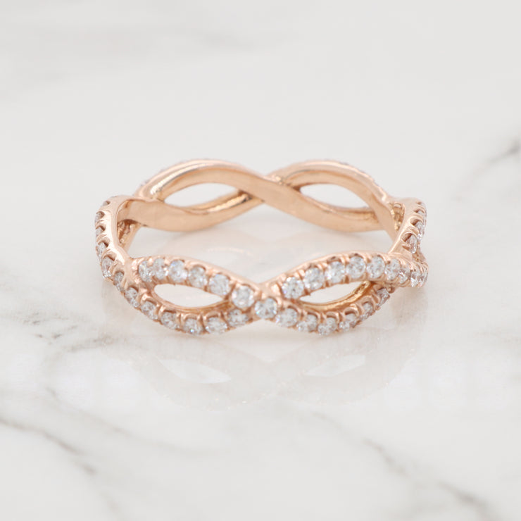 Infinity Eternity Diamond Ring