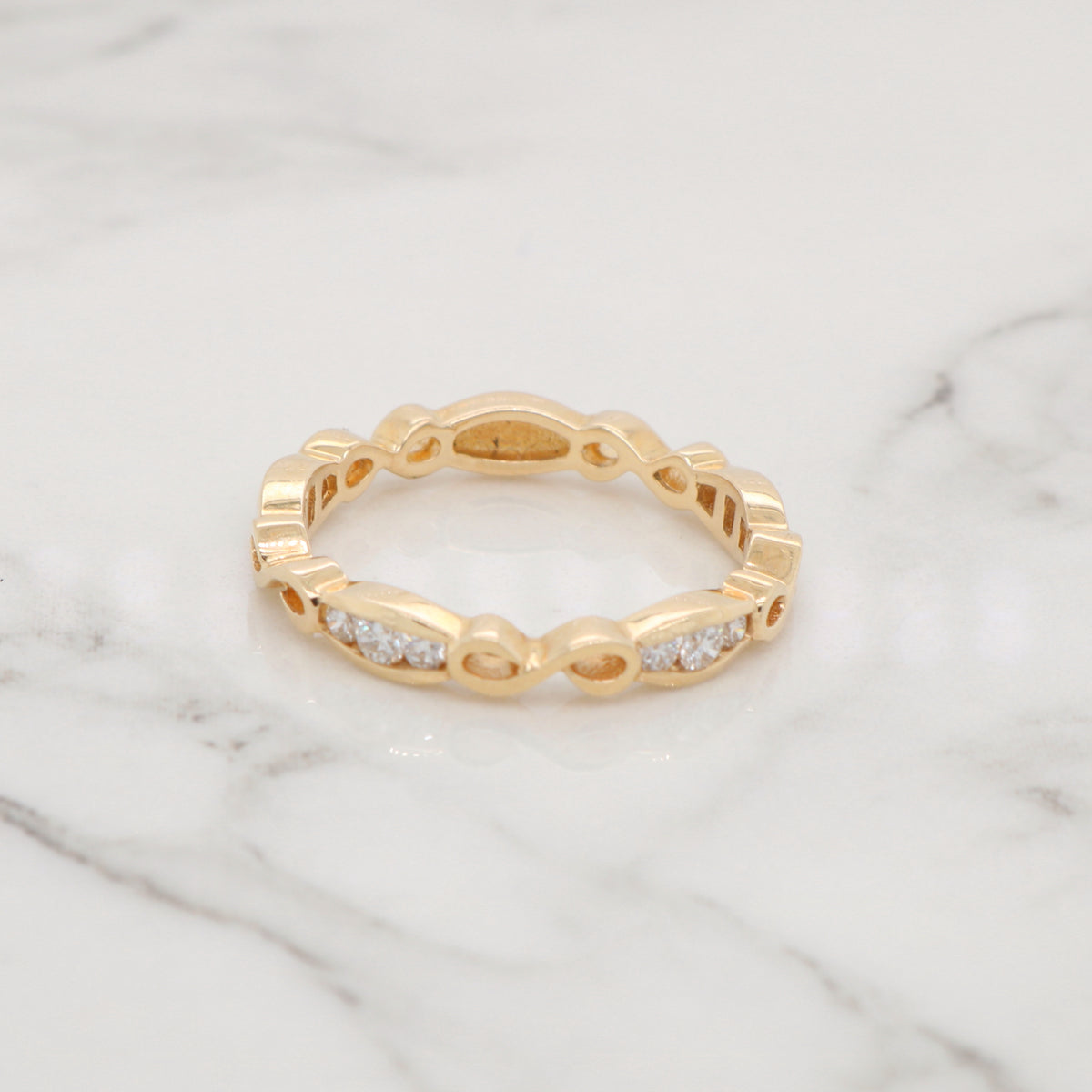 Infinity Stackable Ring Infinity Diamond Stackable Ring – Siroo