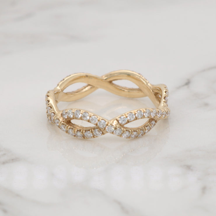 Infinity Eternity Diamond Ring