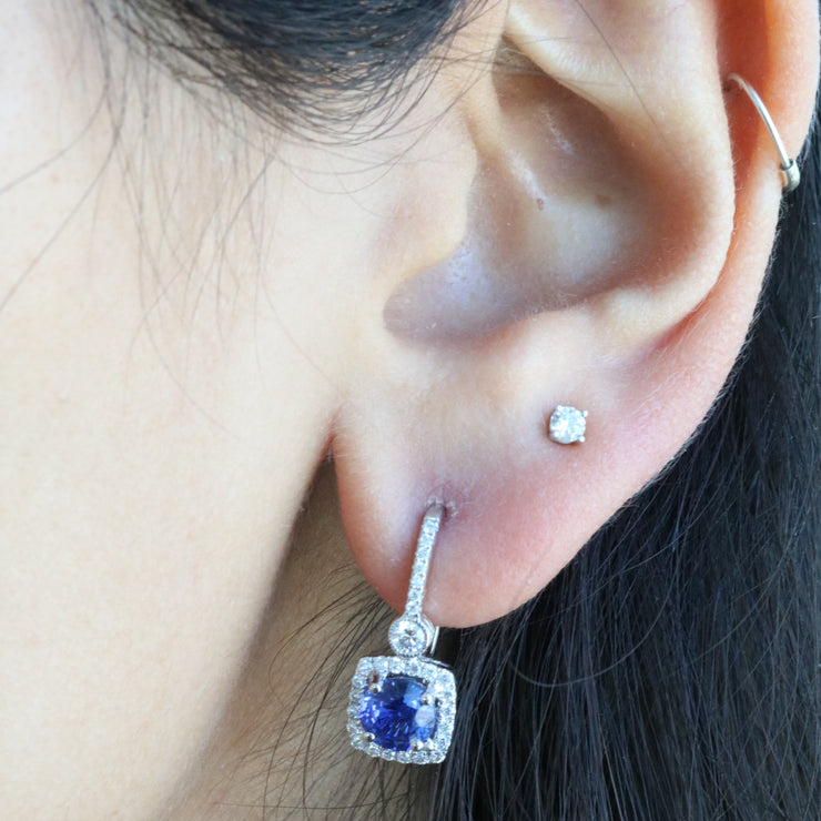 Sapphire Dangle Earring